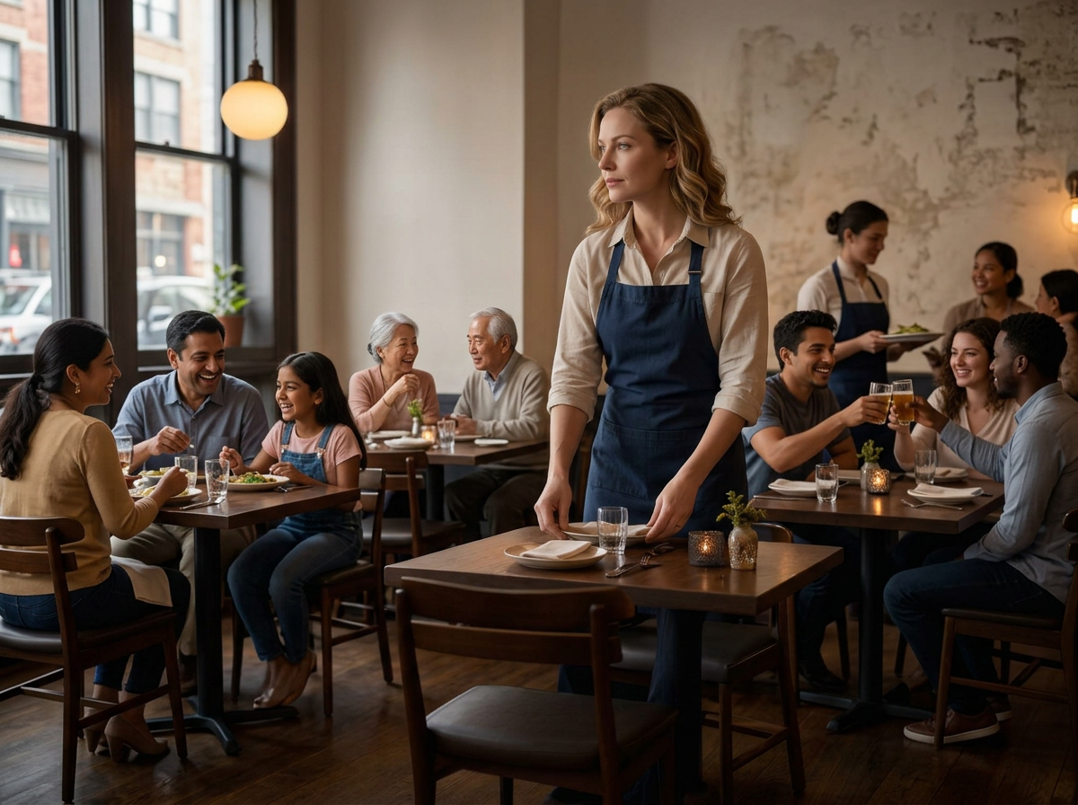 Restaurants professional at work