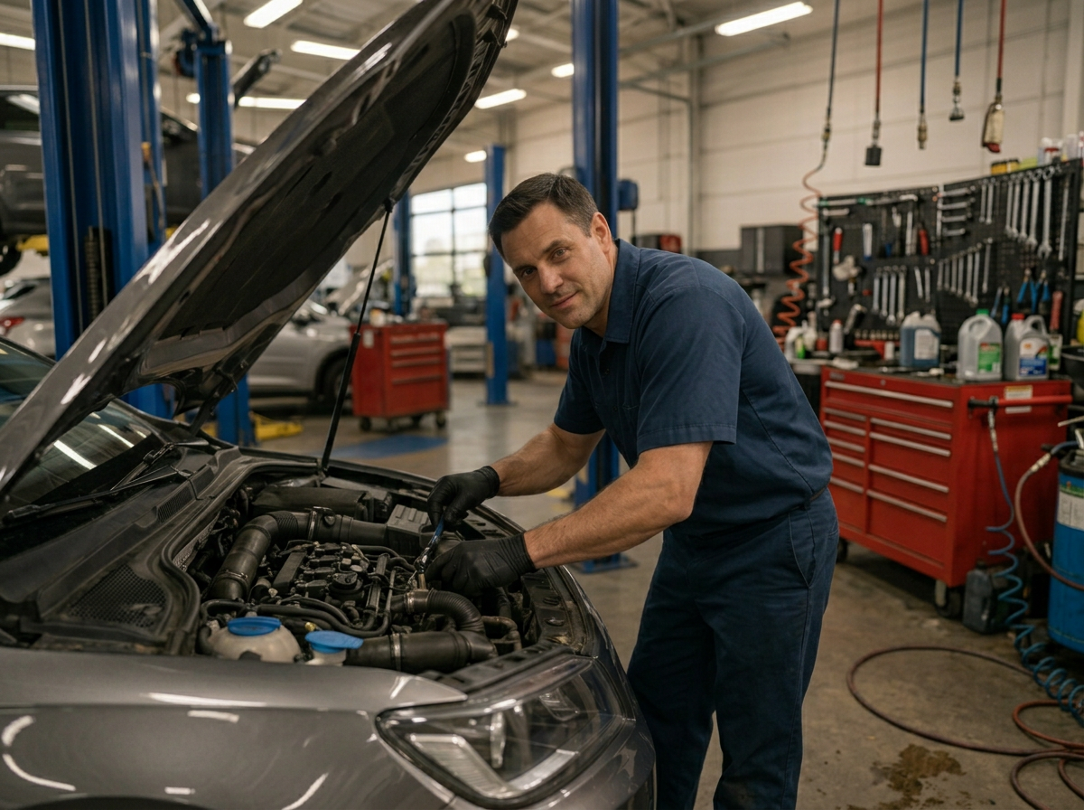 Auto Sales & Repairs professional at work